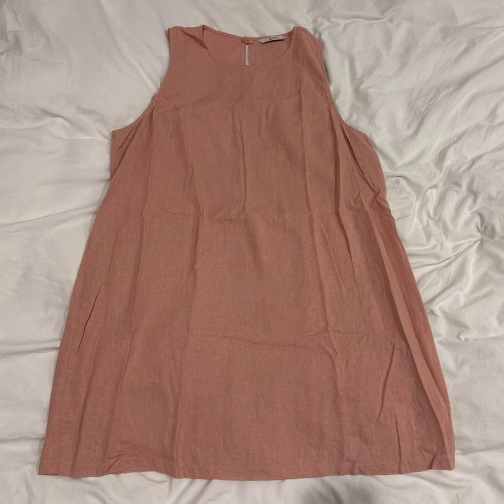 Sleeveless Linen Dress